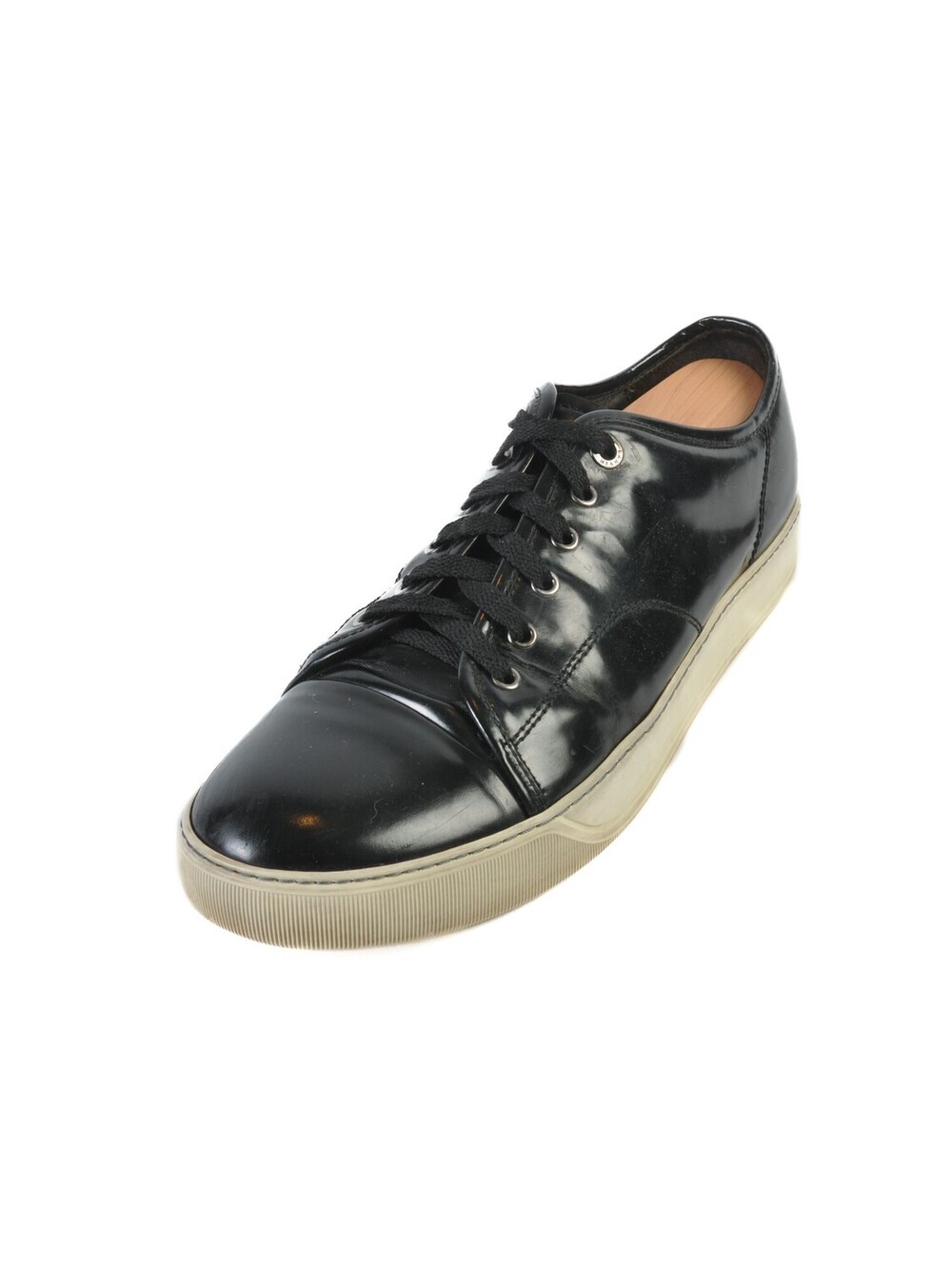 Lanvin Black Patent Leather Sneakers 12 31653